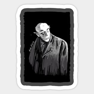 Nosferatu Illustration - 1932 Sticker